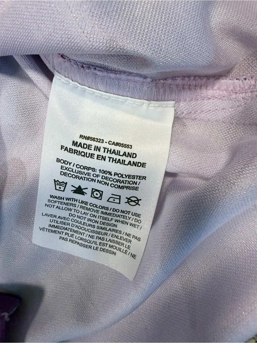 Nike Lavender and Dark Purple Floral Dri-FIT Tennis Top